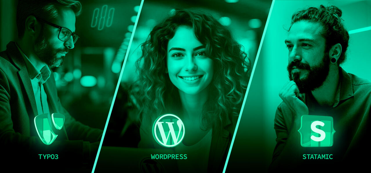 TYPO3, WordPress und Statamic