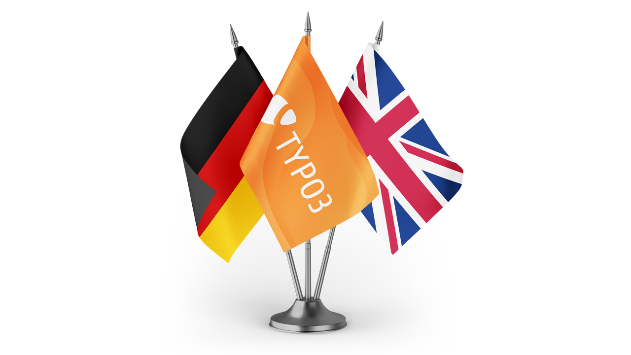 TYPO3 CMS Mehrsprachigkeit, Landesflaggen