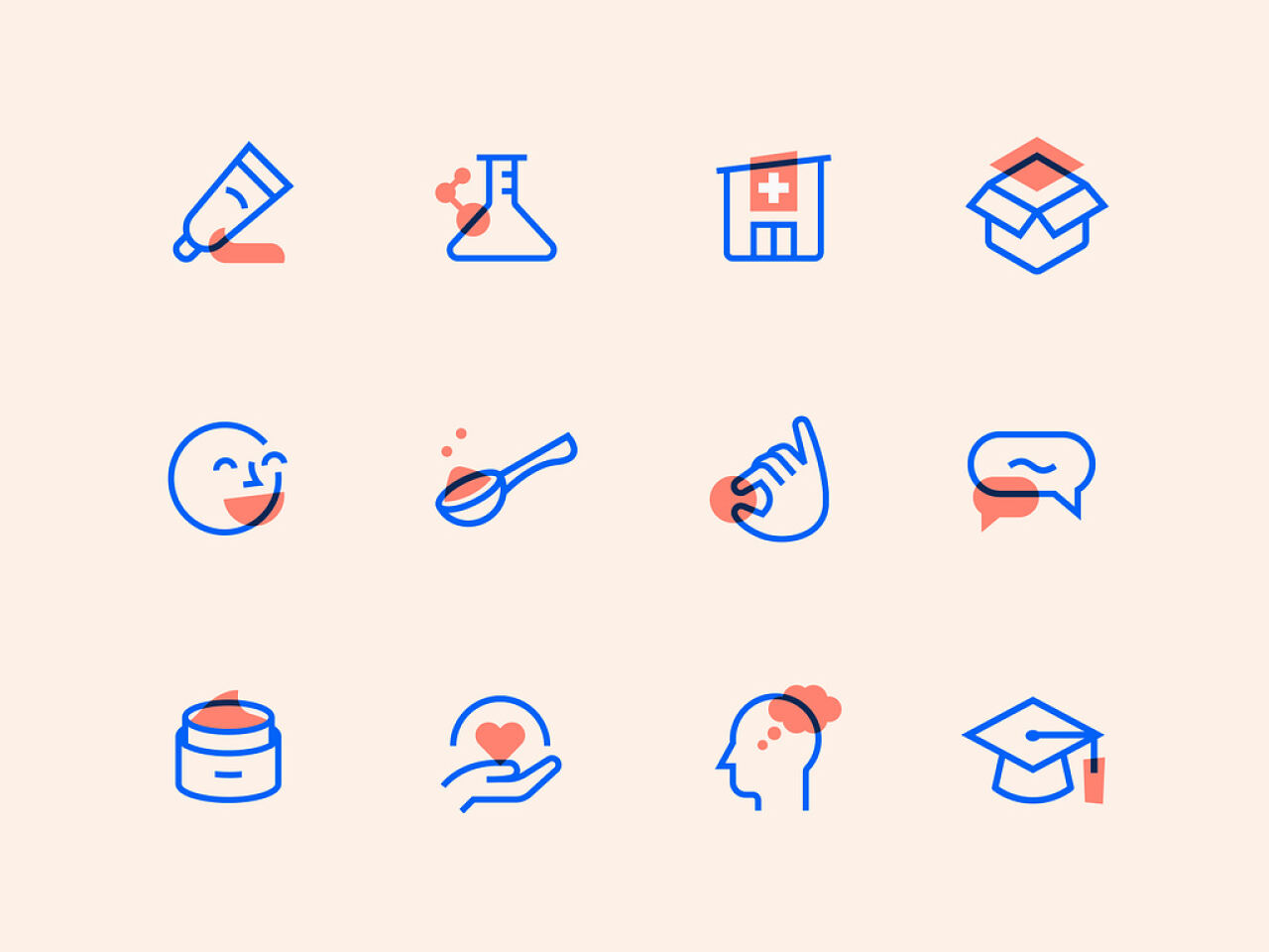 Individuell gestaltetes Iconset