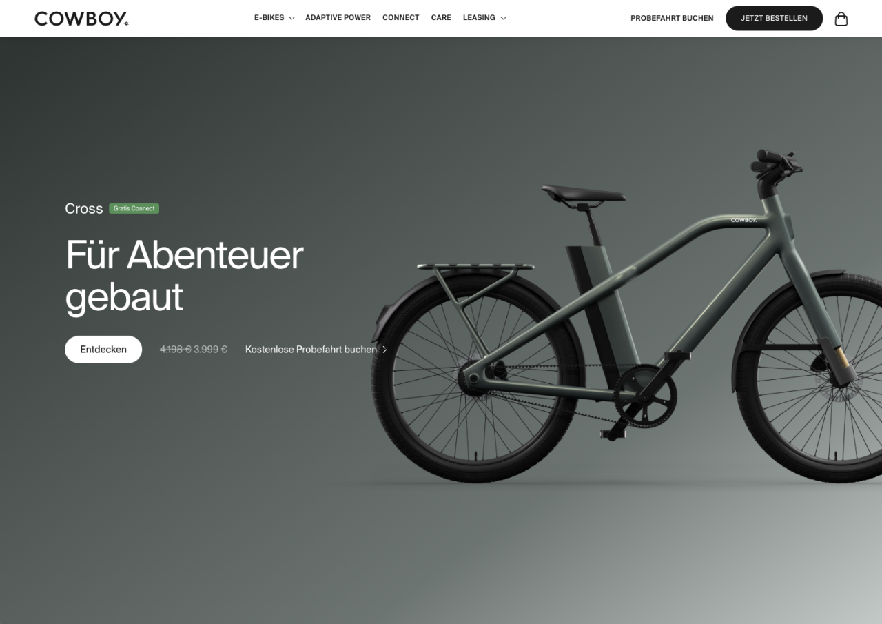 Üppige leere Flächen im Webdesign