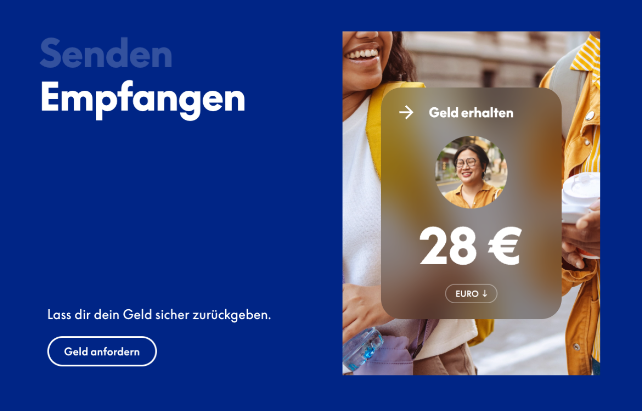 Glassmorphismus bei PayPal