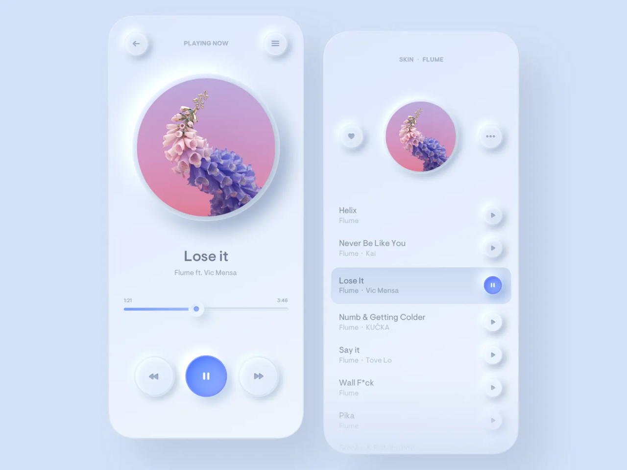 Neumorphismus im App Design