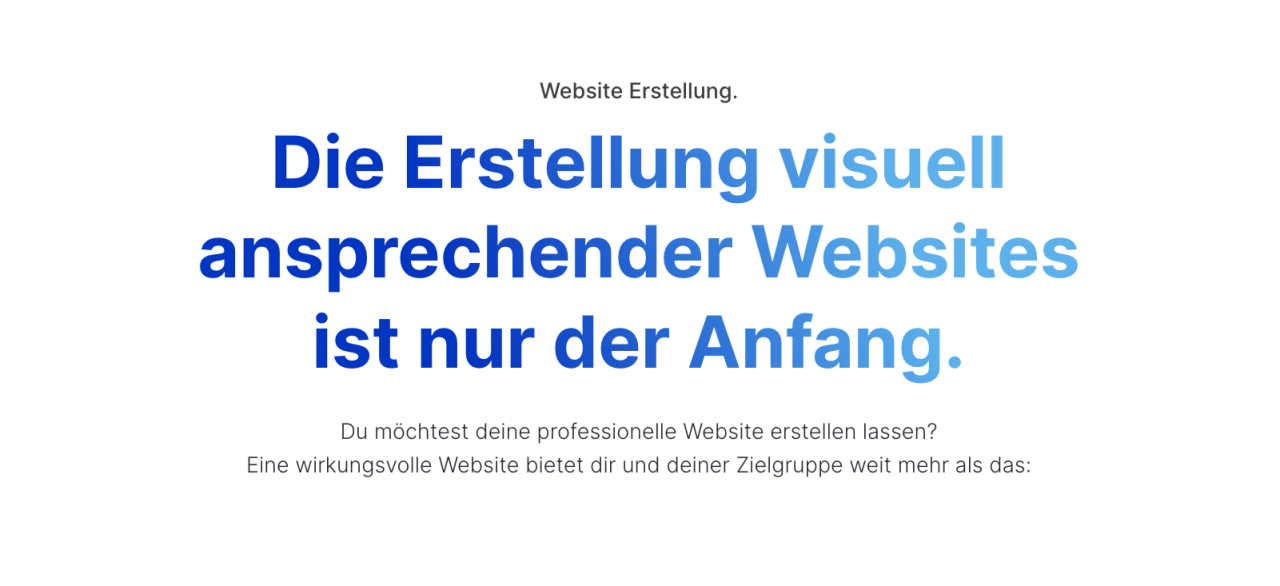 Blau-Farbverlauf auf Text