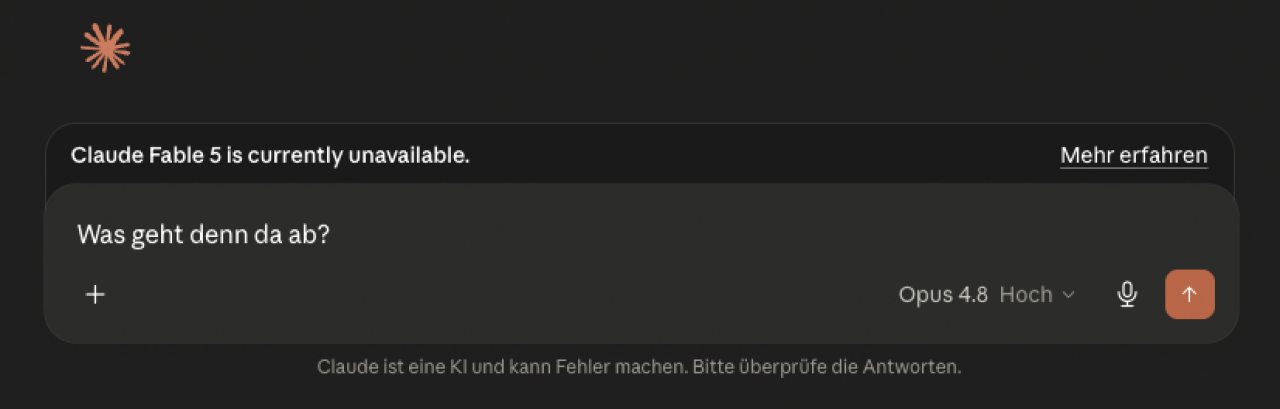 US Regierung unterbindet Nutzung von Claude Fable 5