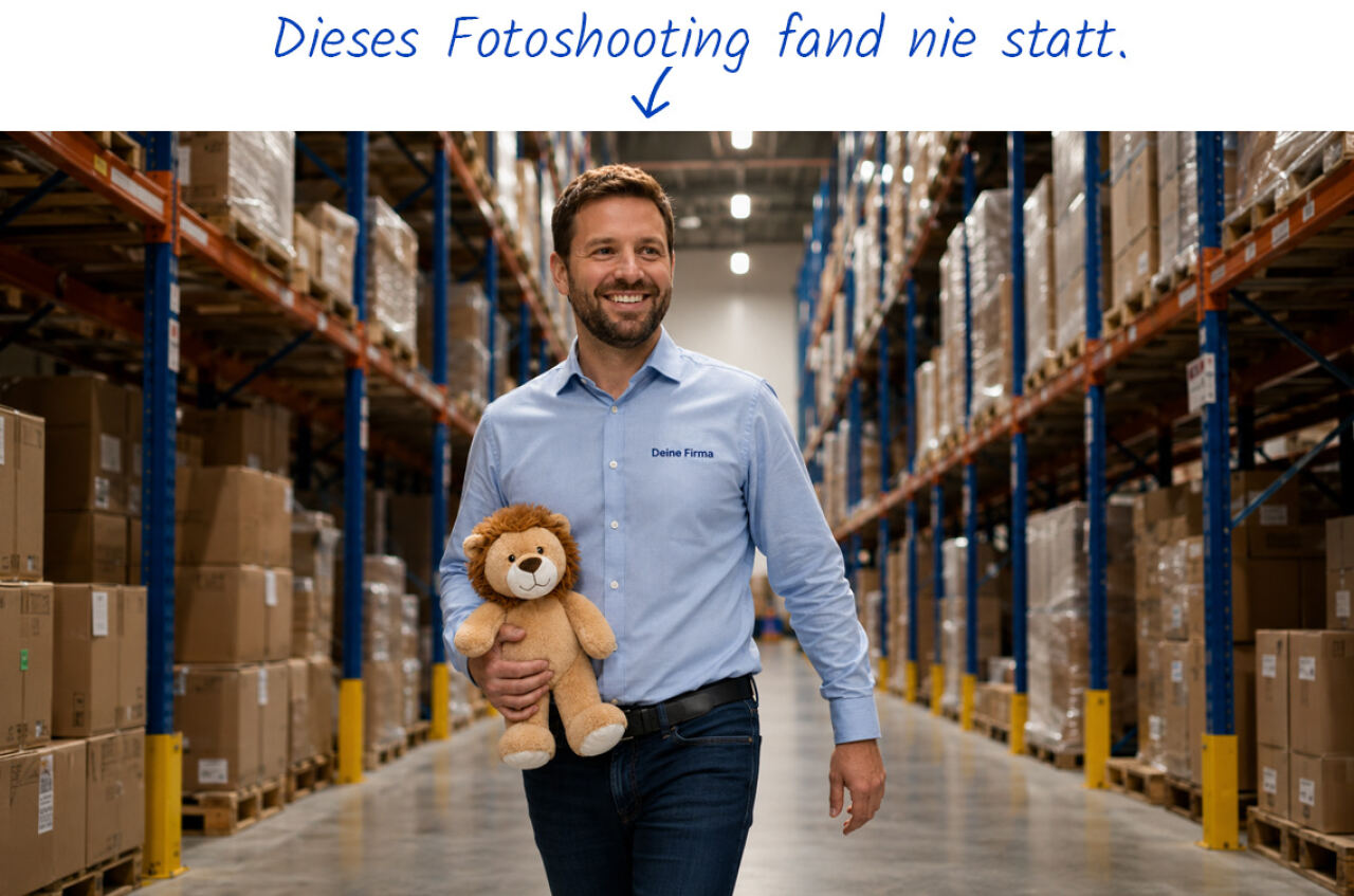 KI erweitertes Personenfoto