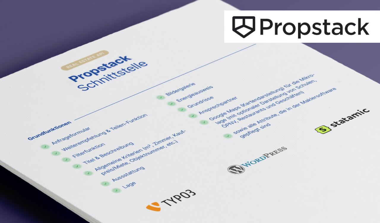 Basisfunktionen der Propstack Schnittstelle
