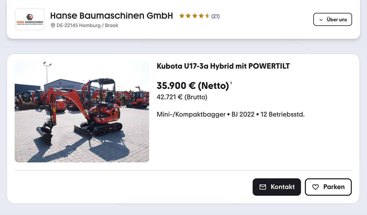 mobile.de Schnittstelle