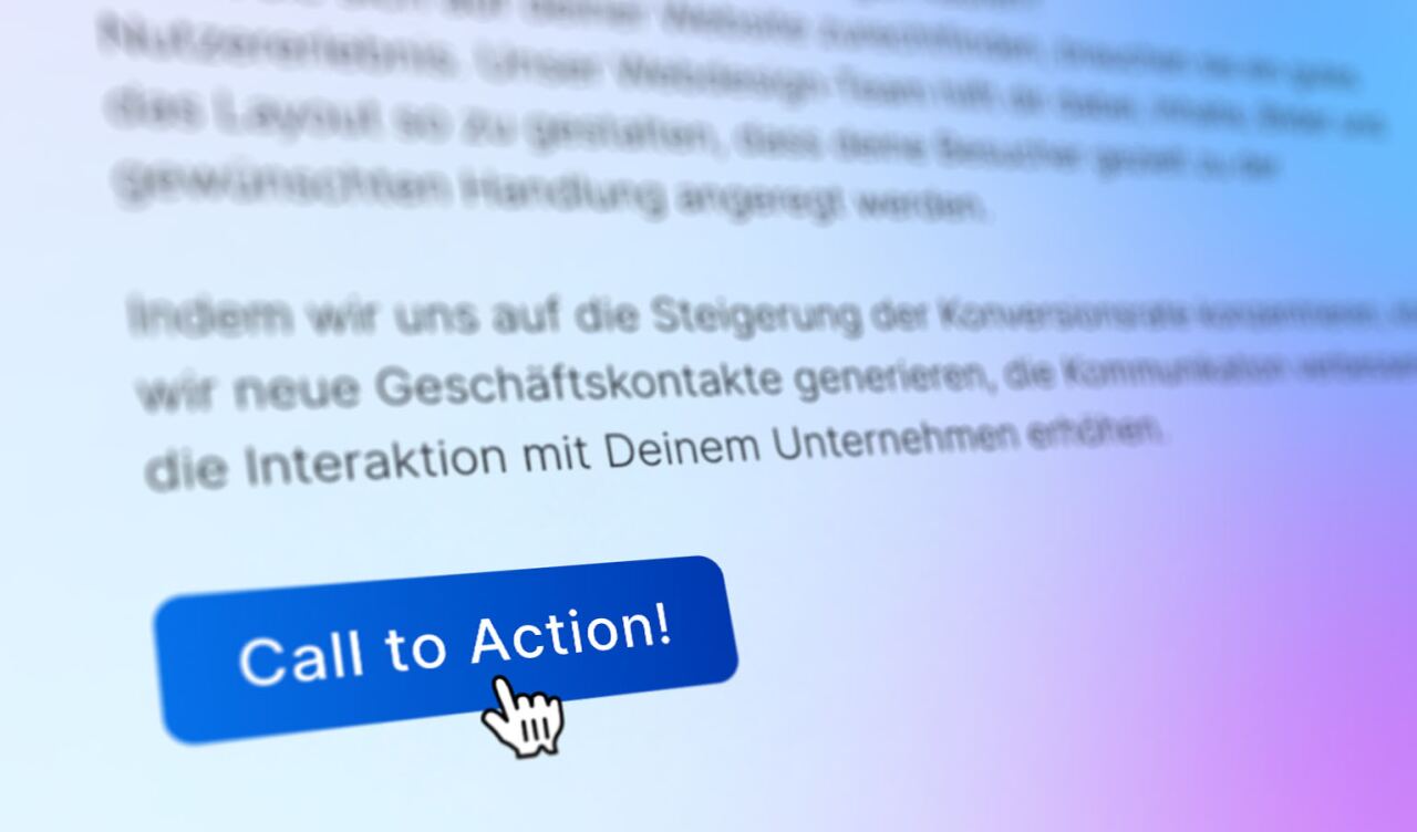 Abbildung eines Buttons auf einer Website