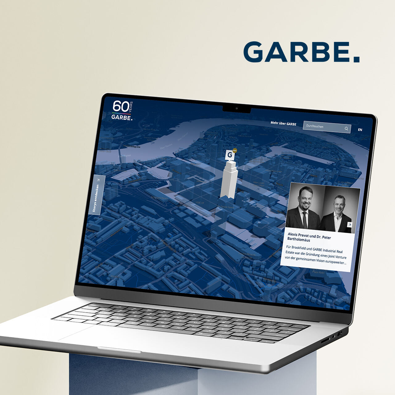 Statamic Referenz / Case Study GARBE World