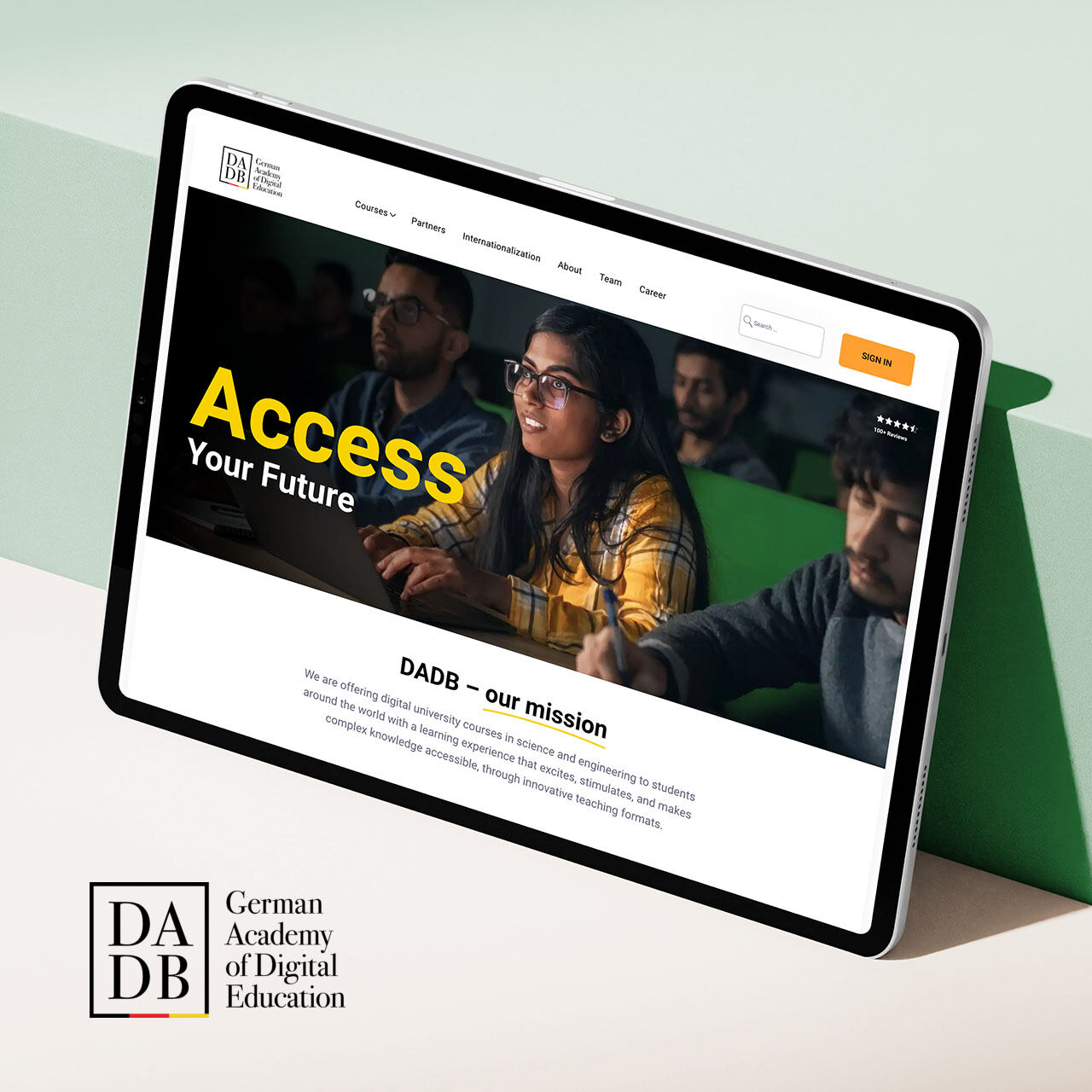 WordPress Referenz / Case Study German Academy of Digital Education