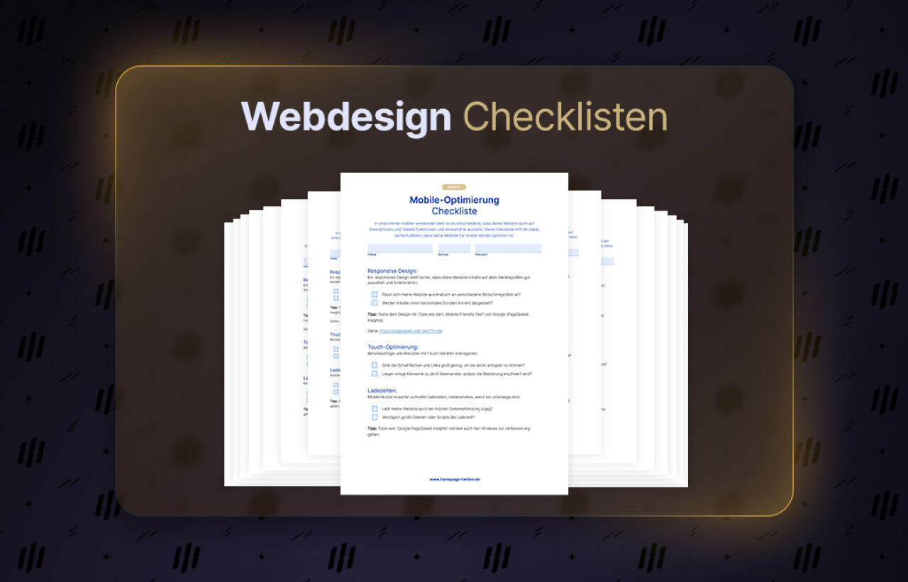 Webdesign Checklisten